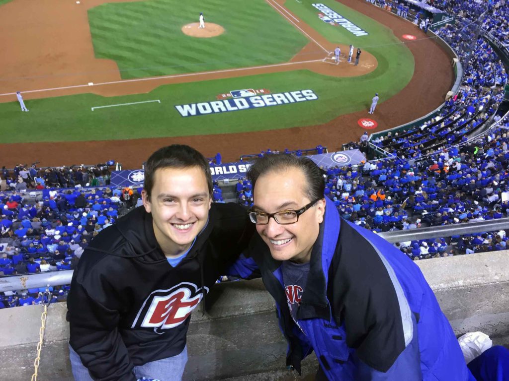 Jeff and Spence attending the 2015 World Series!